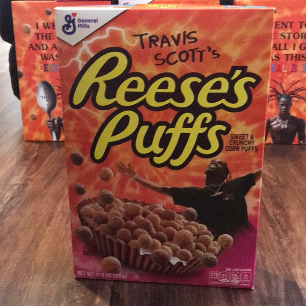 I got 5 Travis Scott Reese puffs boxes for sell.